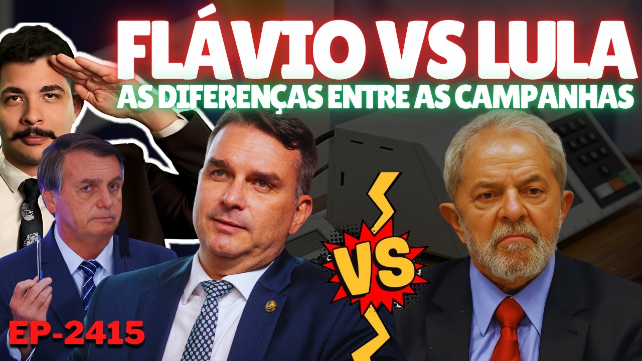 Flávio vs Lula: As GRANDES Diferenças Entre as CAMPANHAS + A Pressão Popular DEU RESULTADO
