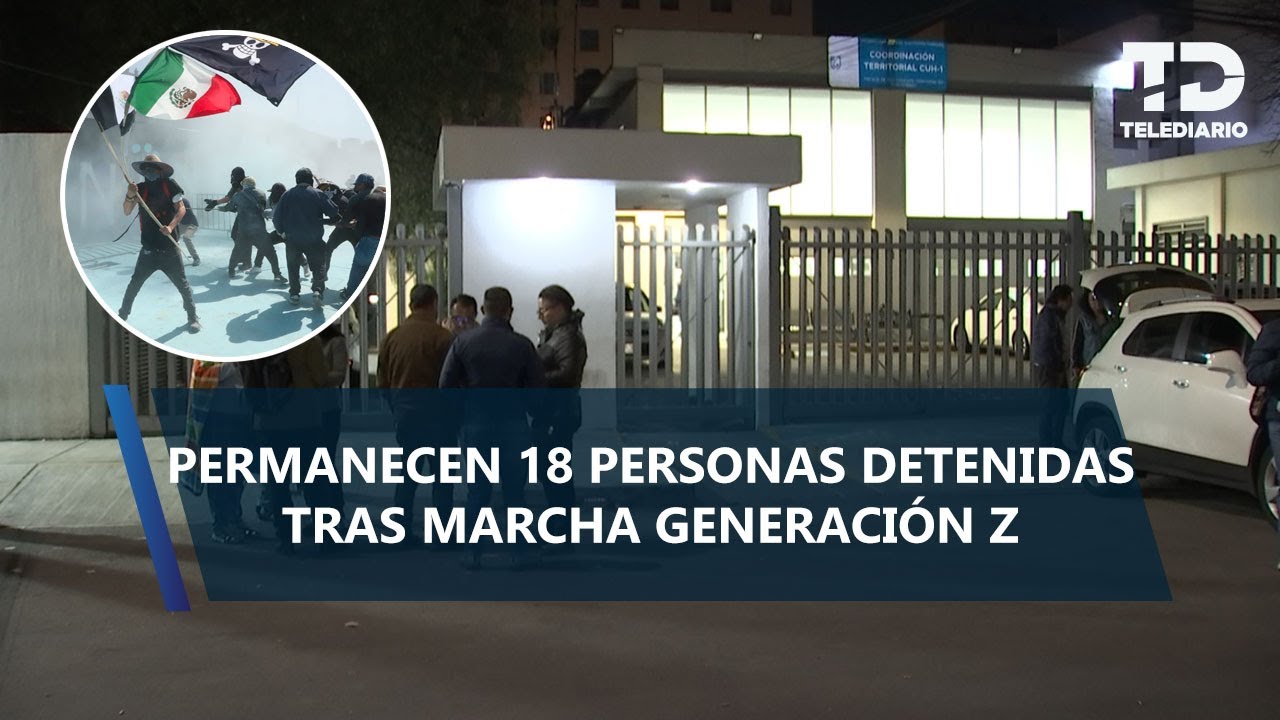 Detenidos en marcha Generación Z son investigados por tentativa de homicidio y otros delitos