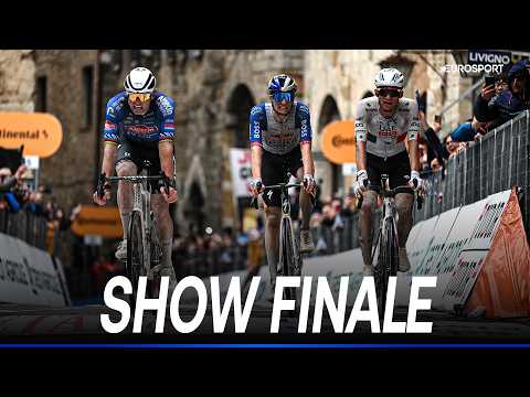 VAN DER POEL batte del Toro e PELLIZZARI: che arrivo a tre! | TIRRENO-ADRIATICO 2026 | ULTIMO KM