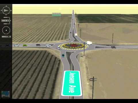Kerman Roundabout Microsimulation