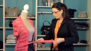 How to Tie a Sweater Belt : Fashion Rescue