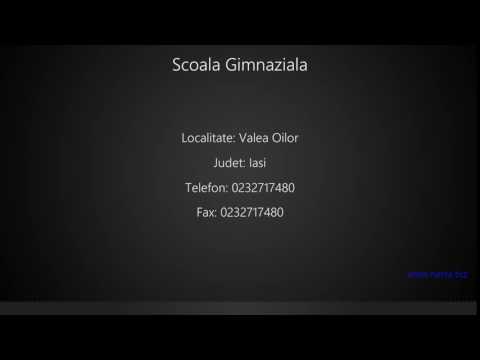 Scoala Gimnaziala Valea Oilor