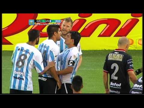 Tremenda patada de Díaz. Huracán 2 - Atl Tucumán 1. Primera B Nacional 2014, FPT.