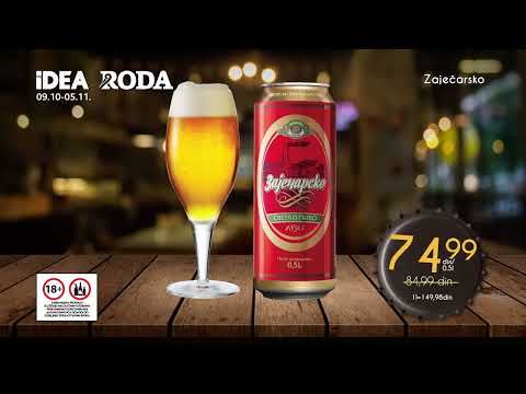 IDEA i RODA | Najbolja ponuda piva 09.10-05.11.2023.