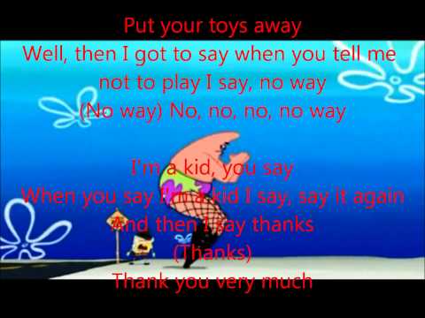 Spongebob "Goofy Goober Rock" Lyrics