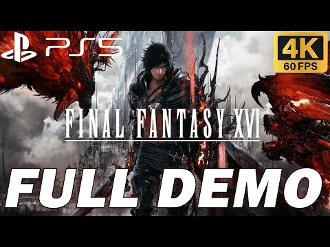 FINAL FANTASY 16 FULL DEMO GAMEPLAY WALKTHROUGH PART 1 - 4K 60FPS PS5