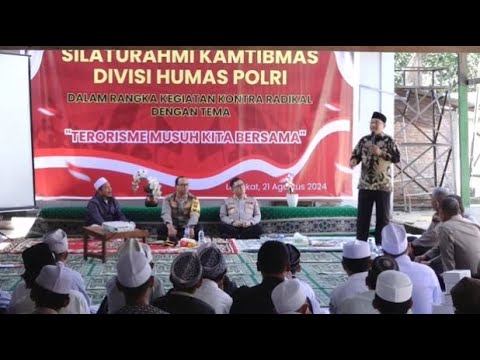 POLRI MENGGELAR SILATURAHMI KANTIBMAS DI PONDOK PESANTREN
