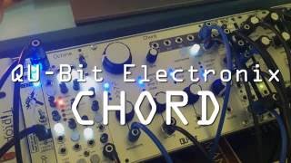 Video thumbnail for Qu-Bit Electronix Chord - First Look Demo (w/ 2hp Env, Filt, + LFO) by Bimini Road