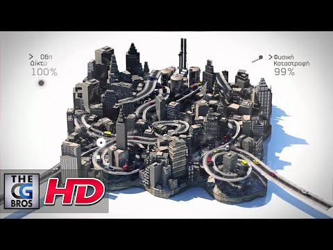 CGI Motion Graphics Spot : "Econews Ident" by Anthimos Xenos