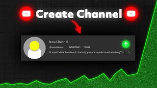 How to Create YouTube Channel in 2024! (Full Process)