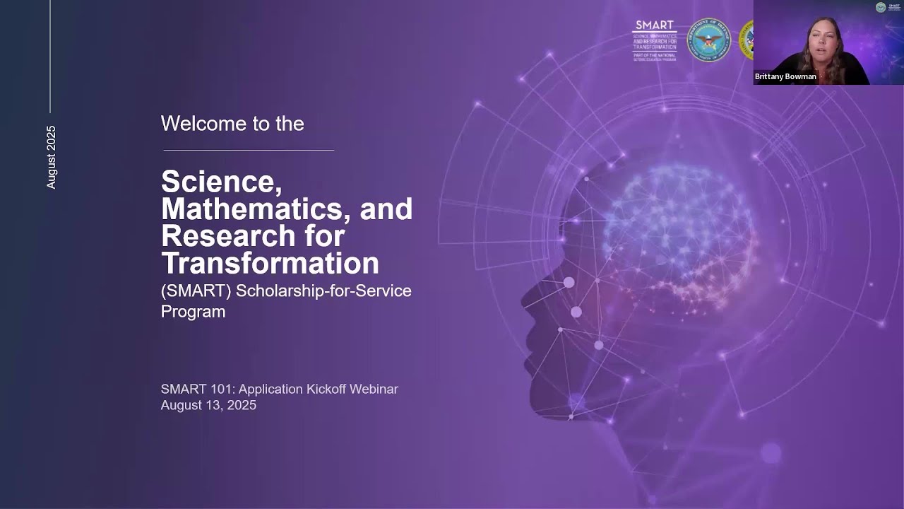 SMART 101: Application Kickoff Webinar