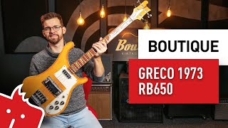 Video thumbnail for GRECO 1973 RB650 - Boutique úlovky Štěpána Drábka by Kytary.cz