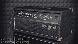 Video thumbnail for BEHRINGER BVT5500H ULTRABASS (кабинет BUGERA BN115T, гитара CORT ACTION DLX) by PopMusicRu