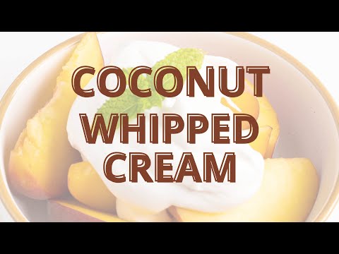 3 Ingredient Coconut Whipped Cream