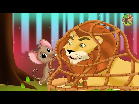 Løven og Musen | KONDOSAN Norsk - Tegnefilm | Eventyr på Norsk | Morsom Godnatthistorie