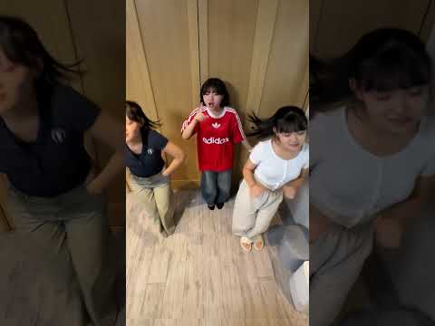 【即興ダンス】3姉妹でTikTokで流行ってる「超特急逃走中 × グッボイくん」を踊ってみた！【体幹チャレンジ】#Shorts