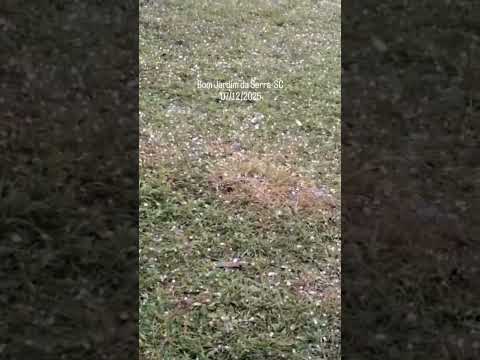 Chuva de pedra em Bom Jardim da Serra-SC #serradoriodorastro #serracatarinense #urubici #granizo
