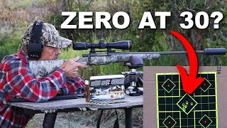 Can You REALLY Zero Your Rifle At 30 Yards