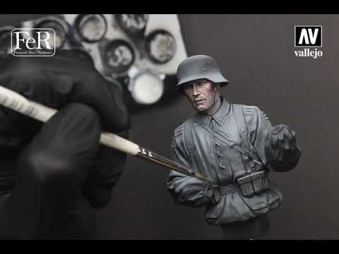 Painting the Oak Leaf Camouflage with Vallejo Paints - Part 1