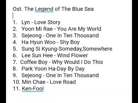 Lagu drama korea Ost drakor The Legend of the Blue Sea (11 lagu full album)