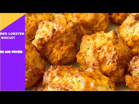 Red Lobster Cheddar Bay Biscuit Mix in Air fryer, a game changer!Get the side dish in just 8 minutes
