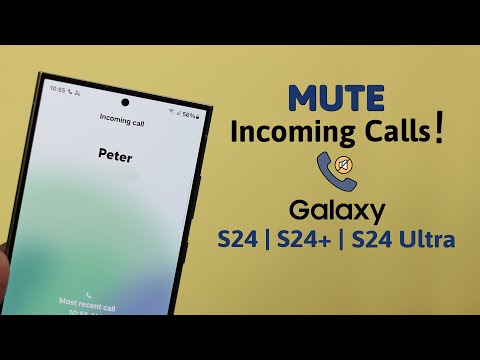 Galaxy S24/S24+/Ultra: How To Quickly Mute Incoming Calls! [Silence]