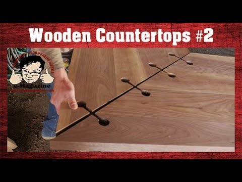Make your own wooden counter tops PART #2: Cutting BIG miters!