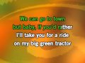 Jason Aldean - Big Green Tractor karaoke 