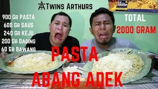 preview picture of video 'MUKBANG MAKAN PASTA ABANG ADEK TOTAL 2000 GRAM / 2 KG HABIS ??? #EPS8 MUKBANG INDONESIA SPAGHETTI'