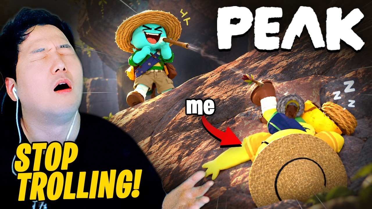 What Happened When Trollers climbed the winter mountain together in PEAK Part 3