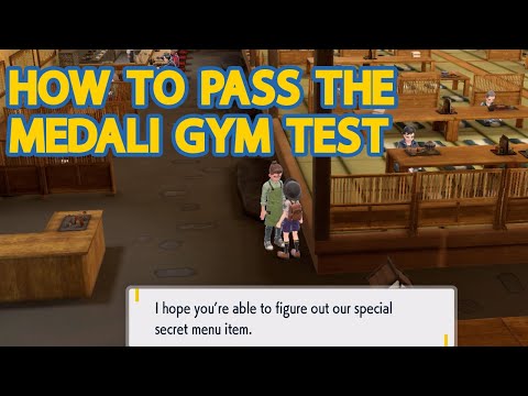 How To Pass The Medali Gym Test - Pokemon Scarlet & Violet