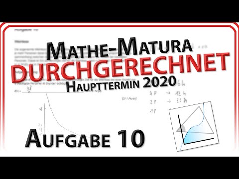 Matura 2020: Aufgabe 10 -  Weinlese / indirekt proportionale Funktion (Haupttermin) | Easy Going