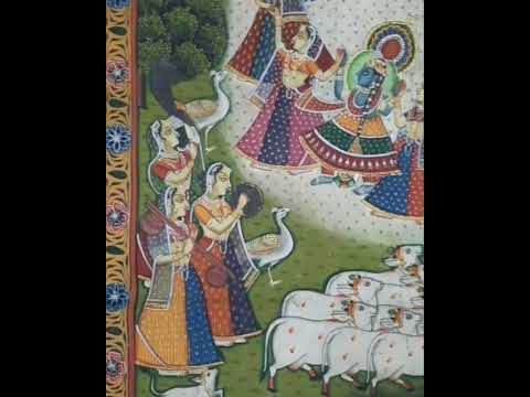 Shreenathji Raasleela Handmade Multicolor Pichwai Painting.