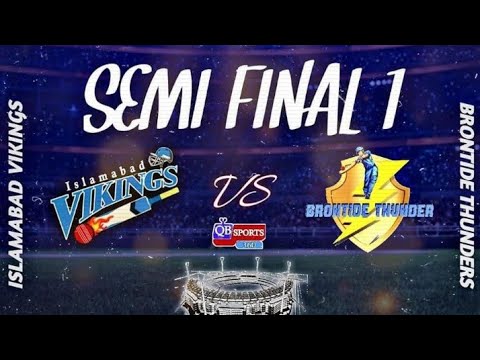 🔴Live : MARKHOR T-10 CHAMPION TROPHY  ll 2022 ll ISLAMABAD VIKINGS VS BROUNTIDE THUNDER SEMIFINAL-1
