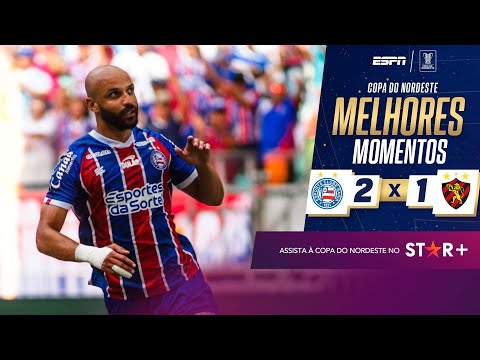 Gols e lances de Bahia x Sport