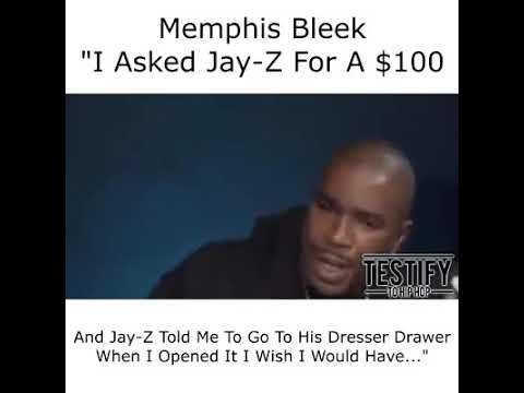 "The time Memphis Bleek asked Jay-z for $100"