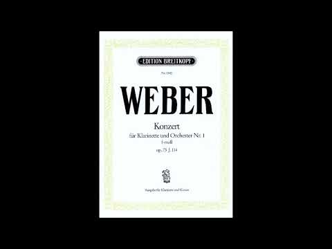 Weber - Concerto n. 1 for Clarinet and Piano - 1 - Allegro