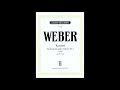 Weber - Concerto n. 1 for Clarinet and Piano - 1 - Allegro