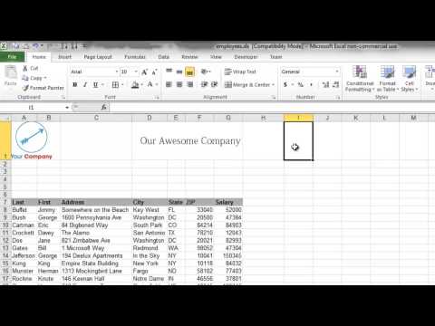 How to Design and Format an Excel Spreadsheet