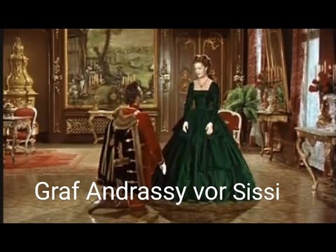 Graf Andrássy vor Sissi/Andrássy gróf Erzsébet királyné előtt/Граф Андраши перед королевой Сиси