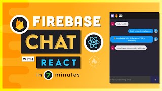 I built a chat app in 7 minutes with React & Firebase