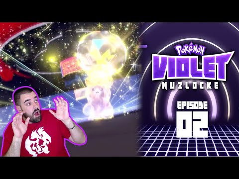 Pokémon Violet Nuzlocke w/Sharpino - Episode #02 "TERESTALLIZING!!!"