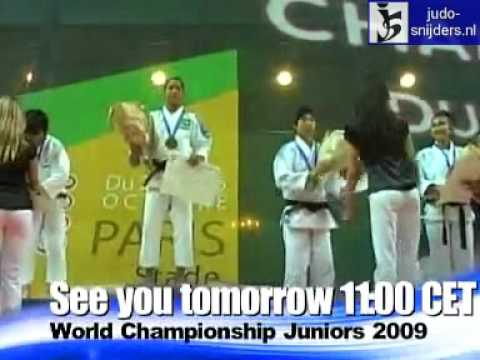 Judo 2009 Paris: Medal Ceremony [-48kg].
