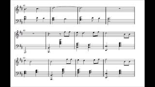 Mon écho de Julien Doré -  Piano Cover facile avec partition