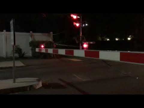 MassDOT GP40MC “PTC Test Train” crosses Sherman St in Cambridge, MA