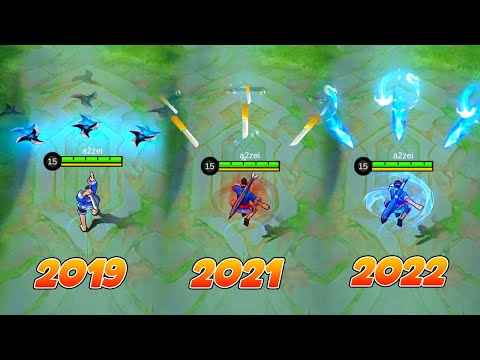 Hayabusa Revamped Sushi Master VS 2019 & 2021 Skill Effects | MLBB Comparison