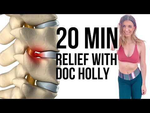 DO THESE Exercises and Stretches for HERNIATED DISC RELIEF/ 20 Min Treatment/ Doc Holly Health