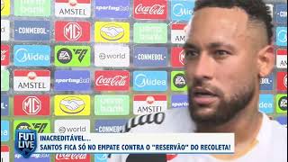 Neymar desabafa após empate do Santos na Vila Belmiro | Sulamericana 2026