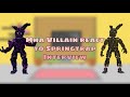 Mha Villain React To Springtrap Interview