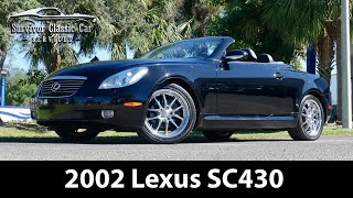 Video Thumbnail for 2002 Lexus SC 430 Convertible